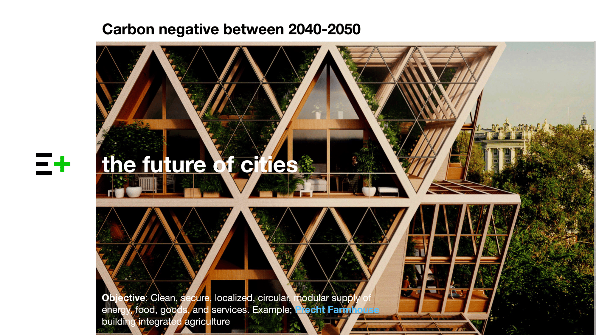 E+ Lab: The Future of Cities