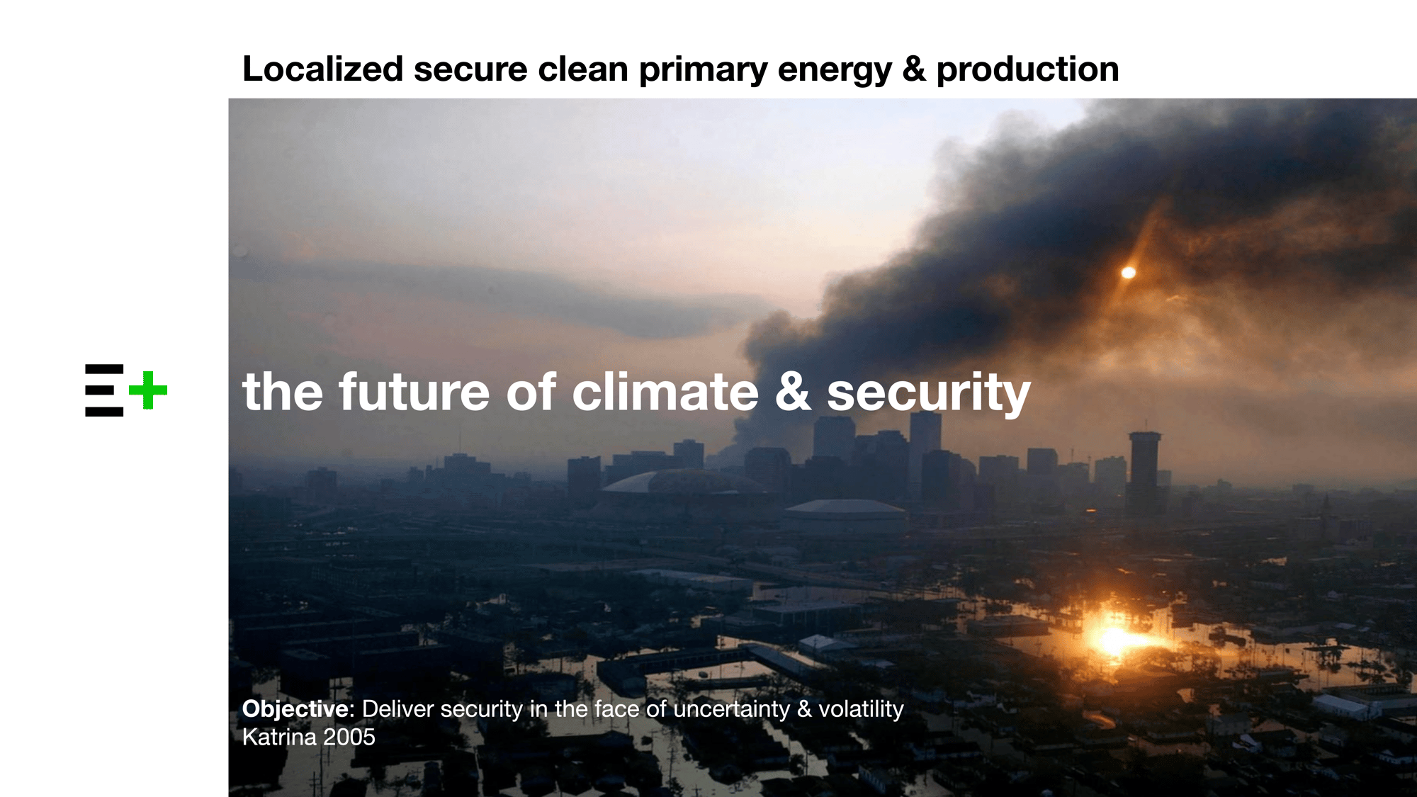 E+ Lab: The Future of Climate & Security